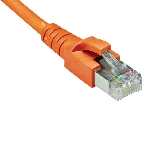 Datwyler Patchkabel S/FTP Cat6A, flex, LSOH, oranje, 9m