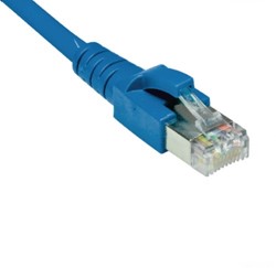 Datwyler Patchkabel S/FTP Cat6A, flex, LS0H, blauw (kies de gewenste lengte)