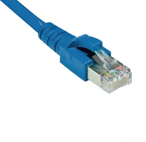 Datwyler Patchkabel S/FTP Cat6A, flex, LS0H, blauw (kies de gewenste lengte)