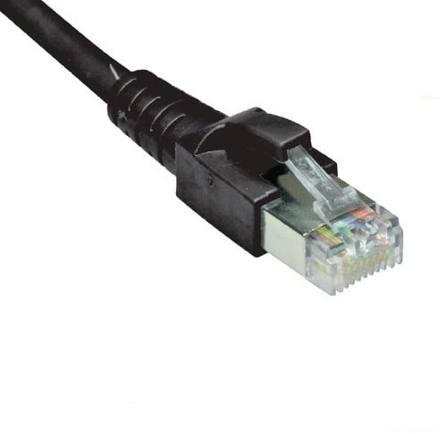 Datwyler Patchkabel S/FTP Cat6A, flex, LSOH, zwart, 2m
