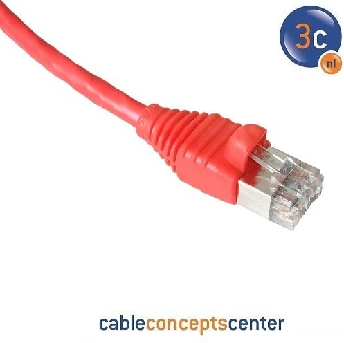 Datwyler Patchkabel U/UTP Cat6, flex, FR/PVC, rood, 2m OP=OP