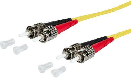 UCS Patchkabel OS2, ST/UPC-ST/UPC, duplex, 2mm, geel, 10m