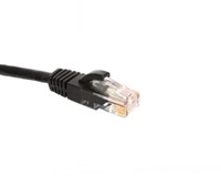 UCS Patchkabel U/UTP Cat6A, LSZH, zwart, 0,5m