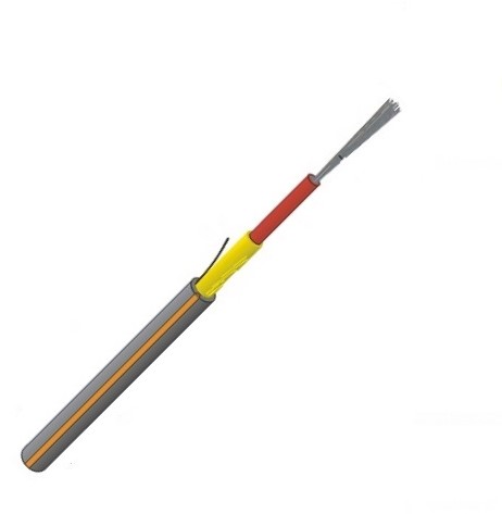 Datwyler Glasvezelkabel FO outdoor, ZKT Micro / A-DQ(ZN)2Y, OS2, 6v (1x6) Fca, zwart