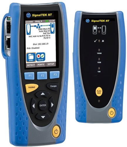 TREND Networks netwerktester SignalTEK NT met touchscreen