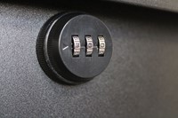 UCS 4U afsluitbare lade zwart met cijferslot 25mm.-3