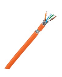 INFRALAN© Datakabel Cat.7, S/FTP 1000Mhz, 4P Cca, LS0H, oranje (AWG23) 500m