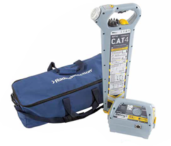 Radiodetection, gC.A.T.4+ ontvanger met GENNY4 zender & nylon tas