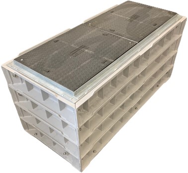 UCS Handhole 1220x450x600mm B125 composiet deksel