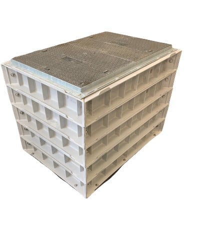 UCS Handhole 900x600x750mm B125 composiet deksel
