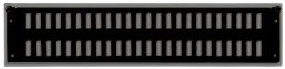 Datwyler FO front, OV-T/S, 48v, SC duplex, 2HE, Ral9005 zwart