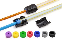 Filoform Deelbare duct seal, 10mm/2,5-1,5mm, paars 25 stuk(s) 25 stuk(s)