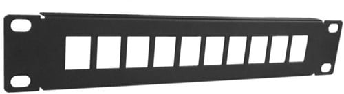 UCS patchpaneel 10 inch 1HE, leeg, zwart 