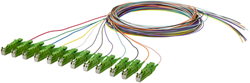 R&M Pigtailset OS2, E2000/APC8, 0,1dB,12 stuk(s), L=2m.