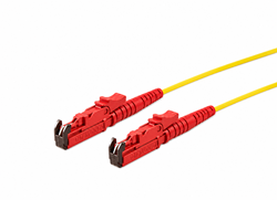 Diamond Patchkabel OS2, E2000/APC4 HP-E2000/PC4 HP, simplex, geel, 4m