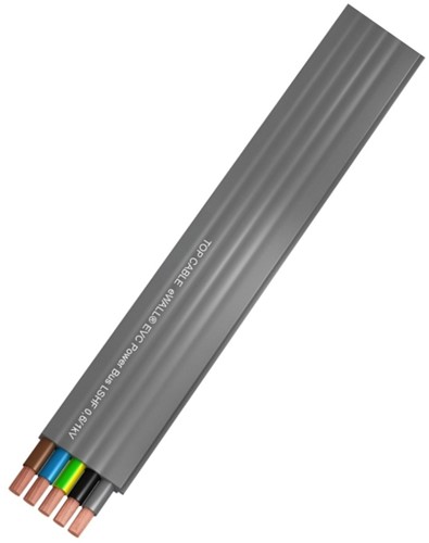eWall EVC Power Bus, LSHF Vlakbandkabel, 5G16 mm², 0,6/1kV, B2ca