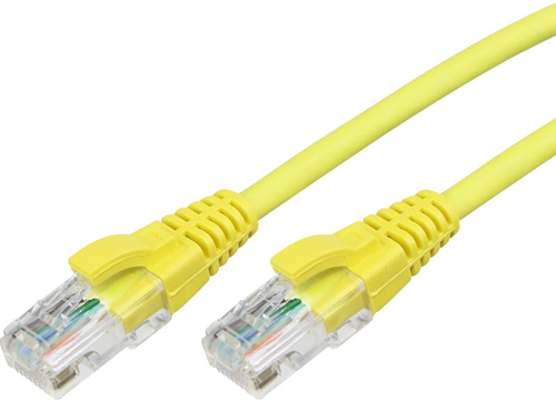 Excel Cat 6 UTP patch kabel 1 mtr geel OP=OP