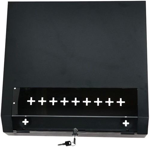 UCS Wandpatchkast 19 inch, 5HE, B500mm, D475mm, H140mm, zwart
