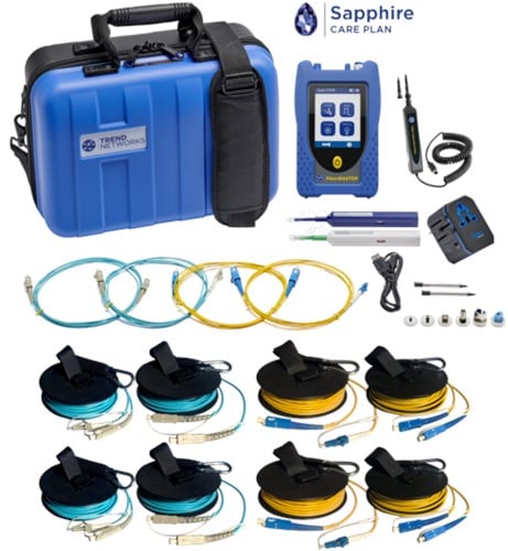 TREND Networks (Sapphire Care Plan 1jr) Quad OTDR + FiberMASTER Video Sonde.