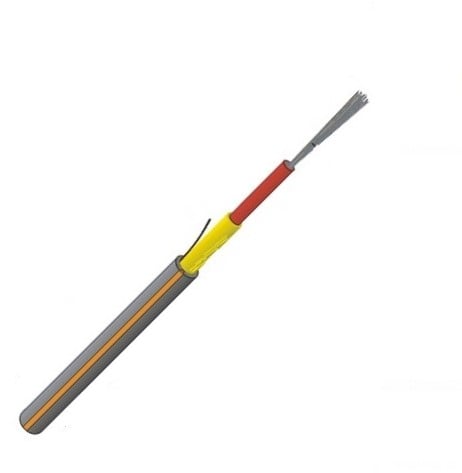 Datwyler Glasvezelkabel FO outdoor, ZKT Micro / A-DQ(ZN)2Y, OS2, 4v (1x4) Fca, zwart