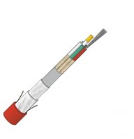 Datwyler Glasvezelkabel FO universal OS2 36v, wbGGFR Safety / U-DQ(ZN)BH, (3x12) rood. E30