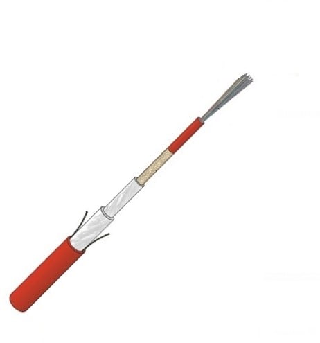 Datwyler Glasvezelkabel FO universal, 12v (1x12), OS2, ZGGFR Safety / U-DQ(ZN)BH, rood. E30