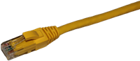 Datwyler Patchkabel UTP Cat6, flex, LS0H, geel, 1m