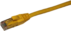 Datwyler Patchkabel UTP Cat6, flex, LS0H, geel (kies de gewenste lengte)