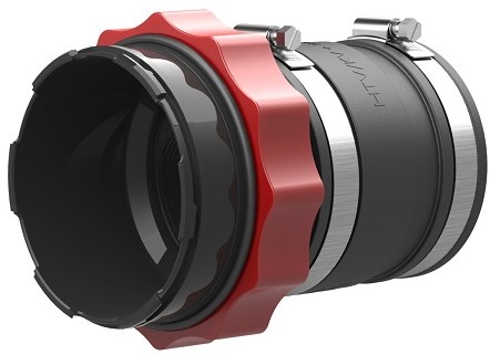 Hauff HSI150 MA168 GR Systeemdeksel voor gladde buizen