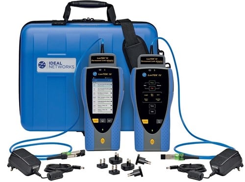 Verhuur kabelcertificeerder LanTEK IV-S 3000 MHz incl. PL-adapters