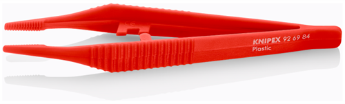 Knipex rode kunststof pincet 130 mm
