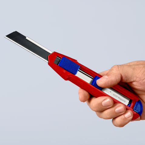 KNIPEX CutiX Innovatieve, variabel uitschuifbaar breekmes met stabilisatierail-2