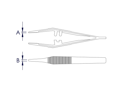 Knipex rode kunststof pincet 130 mm-3