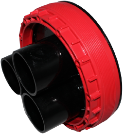 Hauff HD 125-D 3/50 Systeemdeksel op = op