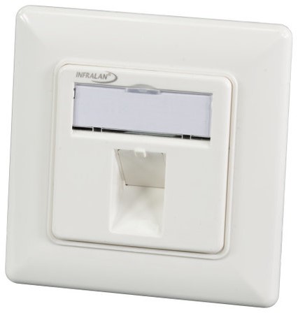 INFRALAN© Outlet, 1v, (leeg) Incl. afdekraam, Ral9010