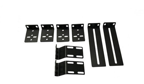 UCS Kabelbundel houder 1HE, D450mm, zwart, vast-3