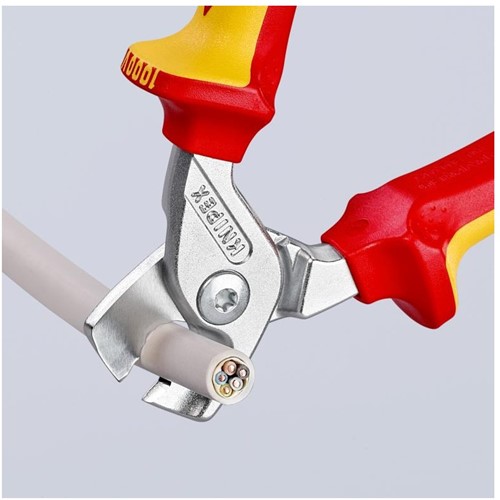 KNIPEX StepCut, Kabelscharen met getrapte snijrand-2