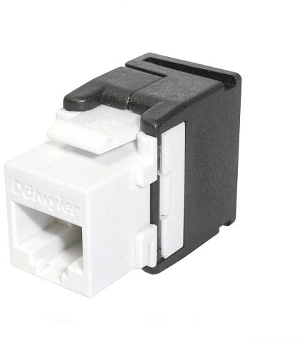 Datwyler Keystone Cat6, KU-T, UTP, RJ45 (Tool-less) wit 12 stuk(s)
