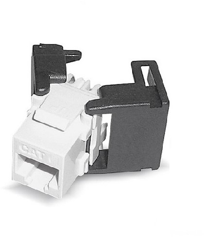 Datwyler Keystone Cat5e, KU-T, UTP, RJ45 (Tool-less) zwart 10 stuk(s)-2