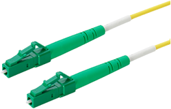 UCS Patchkabel OS2, LC/APC-LC/APC, simplex, 2mm, geel. (Kies lengte)