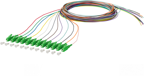 Datwyler Pigtailset OS2, LC/APC, 2m 12 stuk(s)