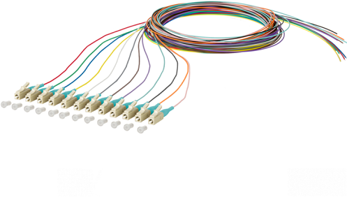 UCS Pigtailset OM3, LC/UPC, 2m 12 stuk(s)
