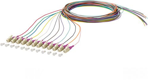 Datwyler Pigtailset OM4, LC/PC, 2m 12 stuk(s)