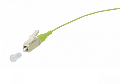 UCS Pigtail OM5, LC/UPC, 2m, limoen groen
