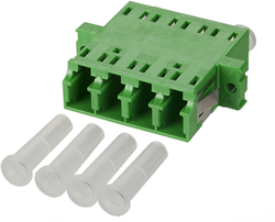 Datwyler Adapter OS2, LC/APC, quad, groen