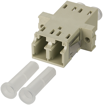 Datwyler Adapter MM, LC/PC, duplex beige (OM1 / OM2)