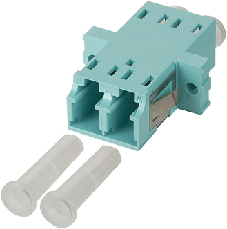 Datwyler Adapter OM3, LC/PC, duplex turqoise