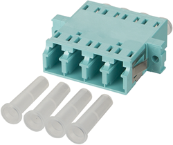 UCS Adapter OM3, LC/PC, quad, turquoise