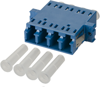 Datwyler Adapter OS2, LC/PC, quad, blauw