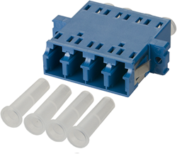 Datwyler Adapter OS2, LC/PC, quad, blauw